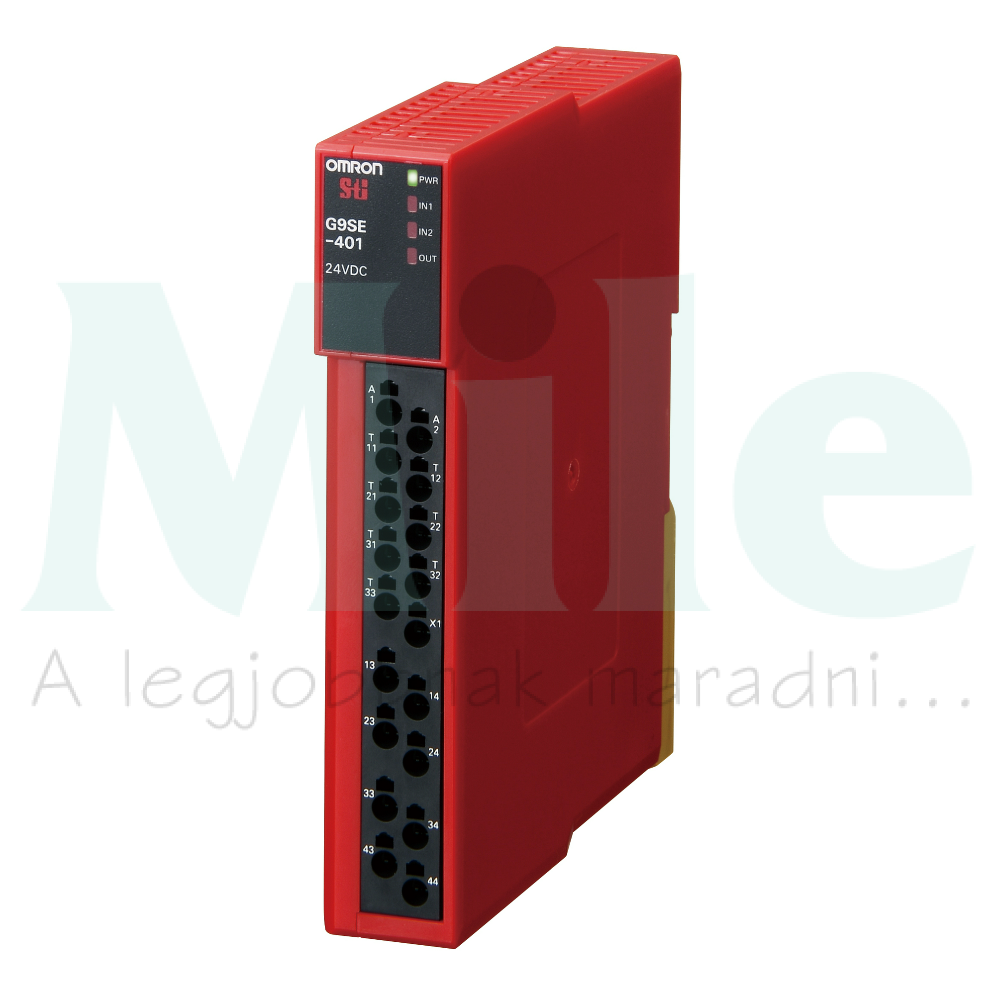 Biztonsági relé univerzális alap 20,4-26,6VDC dugaszolós 4/EN954-1 G9SE-401 OMRON
